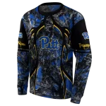 personalized pittsburgh panthers hunting theme royal blue black hoodie best selling