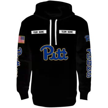personalized pittsburgh panthers punisher skull black hoodie best selling