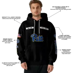 personalized pittsburgh panthers punisher skull black hoodie best selling
