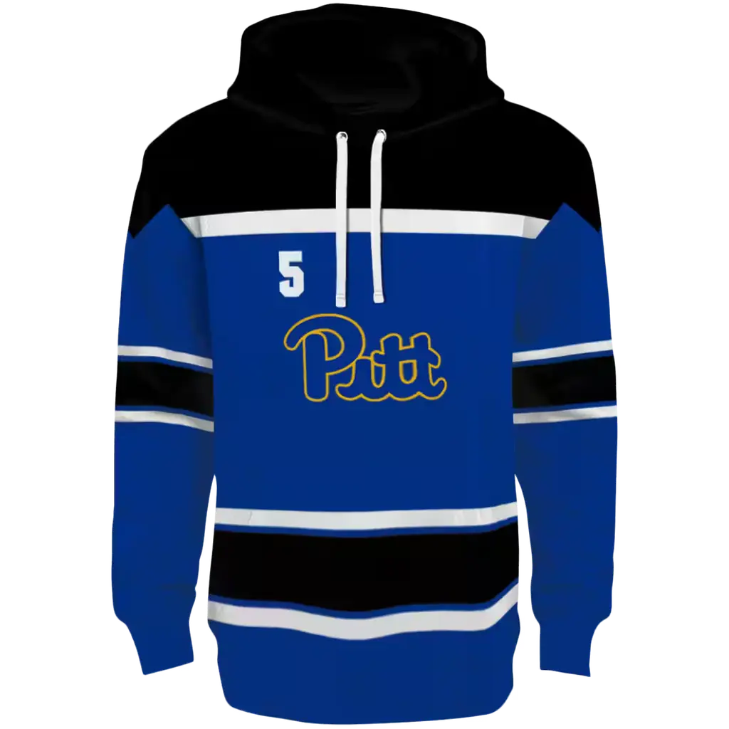 personalized pittsburgh panthers striped pattern royal blue hoodie best selling personalized pittsburgh panthers striped pattern royal blue hoodie best selling