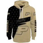 personalized purdue boilermakers abstract shape gold hoodie best selling