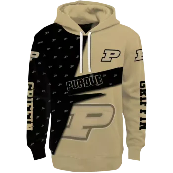 personalized purdue boilermakers abstract shape gold hoodie best selling