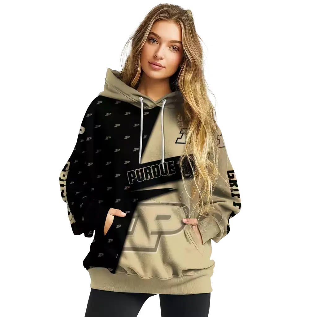 personalized purdue boilermakers abstract shape gold hoodie high quality personalized purdue boilermakers abstract shape gold hoodie high quality