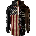personalized purdue boilermakers american pride hoodie best selling