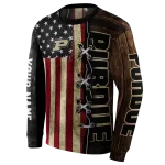 personalized purdue boilermakers american pride hoodie best selling