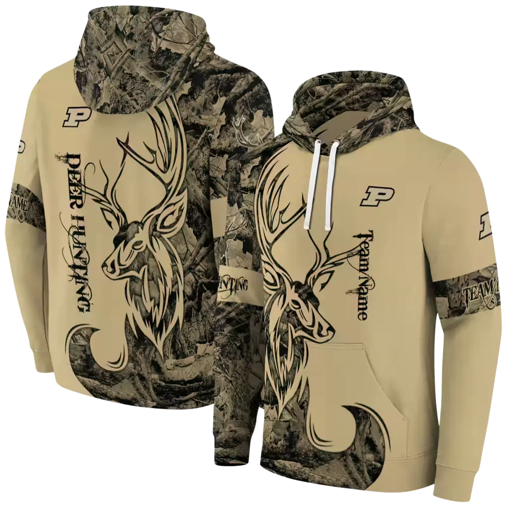 personalized purdue boilermakers deer silhouette gold hoodie fashion forward personalized purdue boilermakers deer silhouette gold hoodie fashion forward