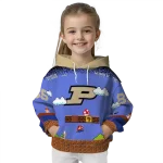 personalized purdue boilermakers mario blue black hoodie best selling
