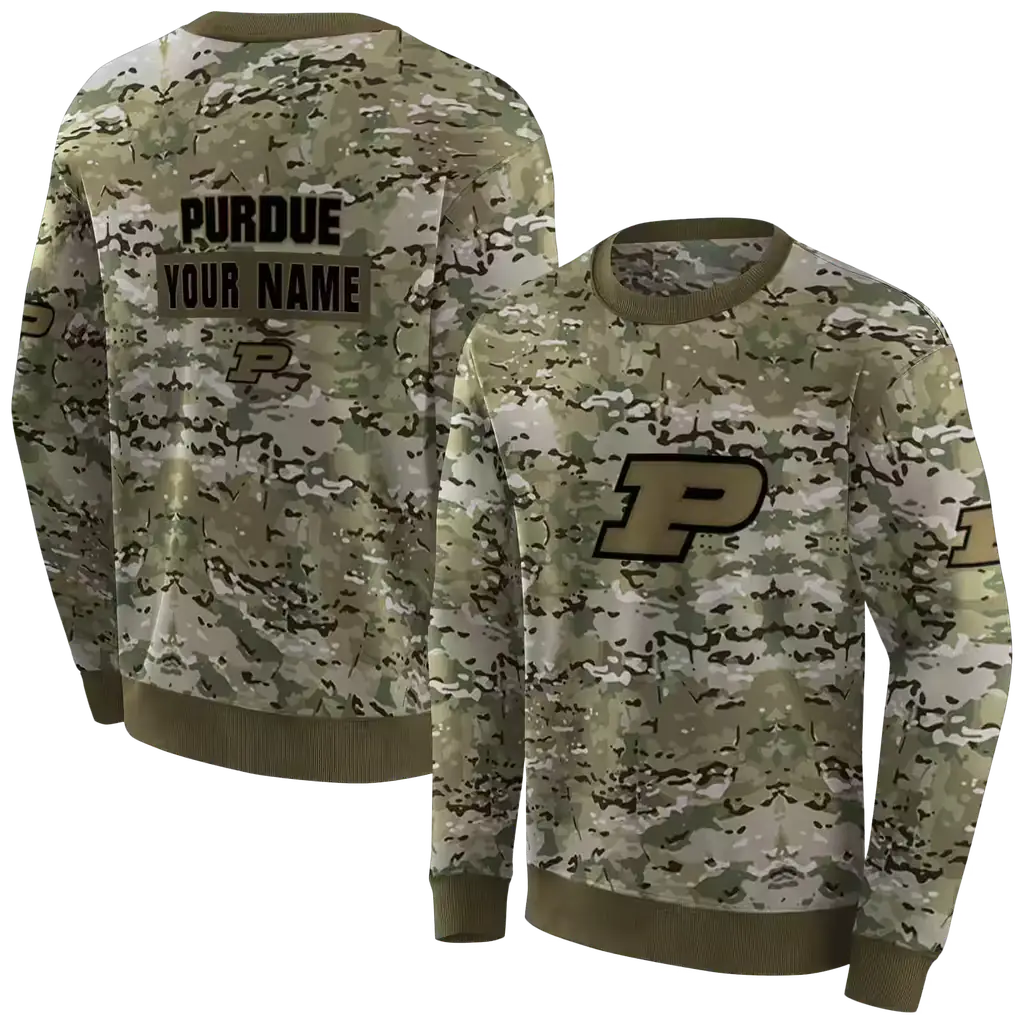 personalized purdue boilermakers military style hoodie premium grade personalized purdue boilermakers military style hoodie premium grade