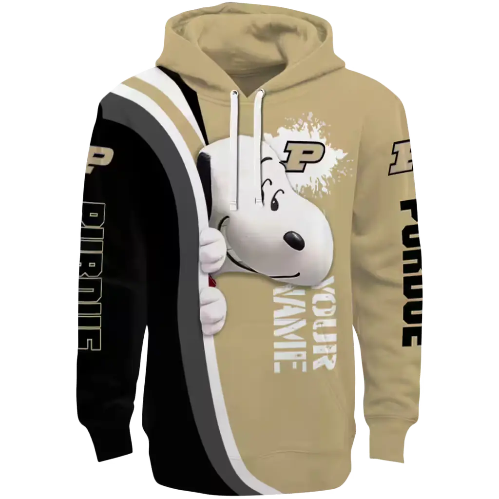 personalized purdue boilermakers peeking snoopy gold hoodie best selling personalized purdue boilermakers peeking snoopy gold hoodie best selling