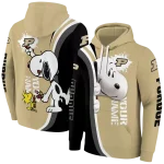 personalized purdue boilermakers peeking snoopy gold hoodie best selling