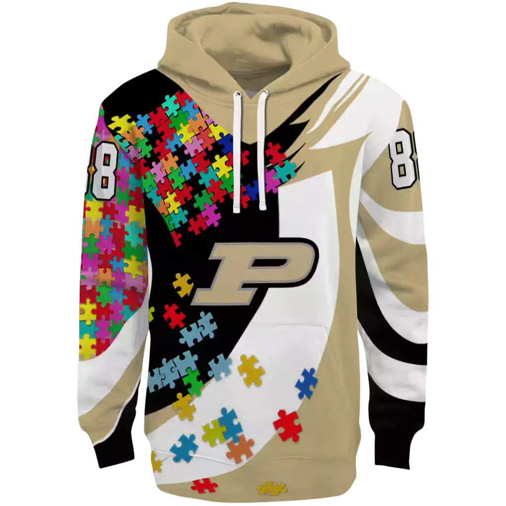 personalized purdue boilermakers puzzle pieces gold hoodie best selling personalized purdue boilermakers puzzle pieces gold hoodie best selling