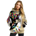 personalized purdue boilermakers puzzle pieces gold hoodie best selling