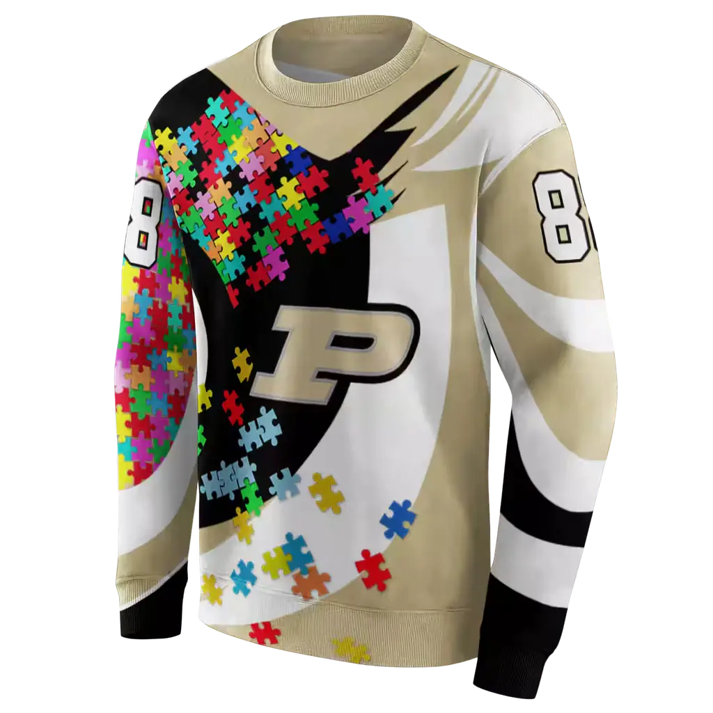 personalized purdue boilermakers puzzle pieces gold hoodie new arrival personalized purdue boilermakers puzzle pieces gold hoodie new arrival