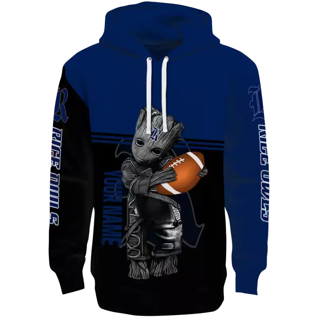 personalized rice owls baby groot navy blue black hoodie best selling personalized rice owls baby groot navy blue black hoodie best selling