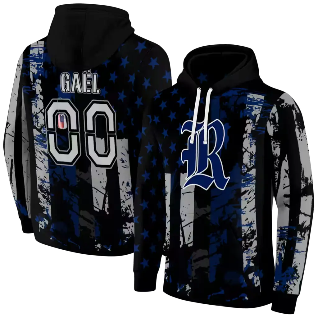 personalized rice owls distressed flag navy blue black hoodie fashion forward personalized rice owls distressed flag navy blue black hoodie fashion forward