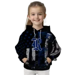 personalized rice owls distressed flag navy blue black hoodie best selling