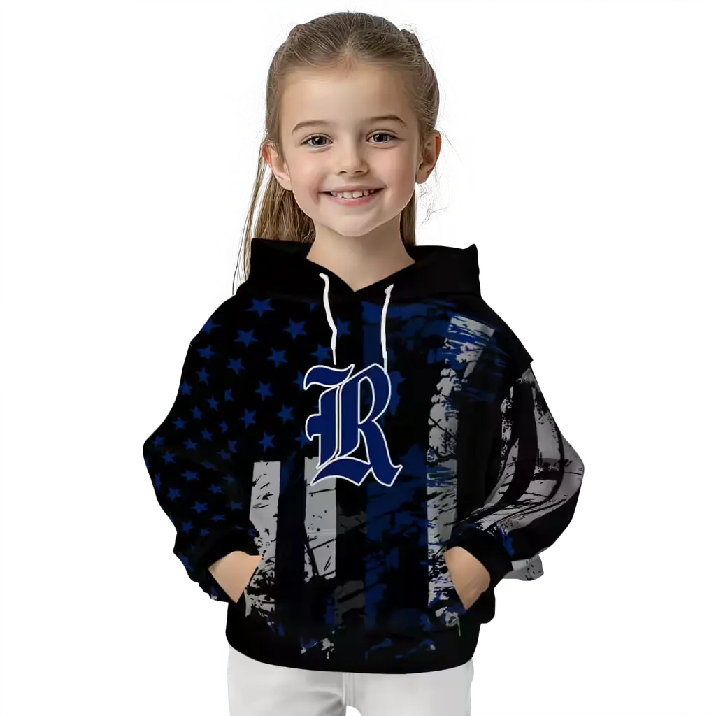 personalized rice owls distressed flag navy blue black hoodie top rated personalized rice owls distressed flag navy blue black hoodie top rated