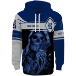 personalized rice owls grim reaper navy blue black hoodie best selling