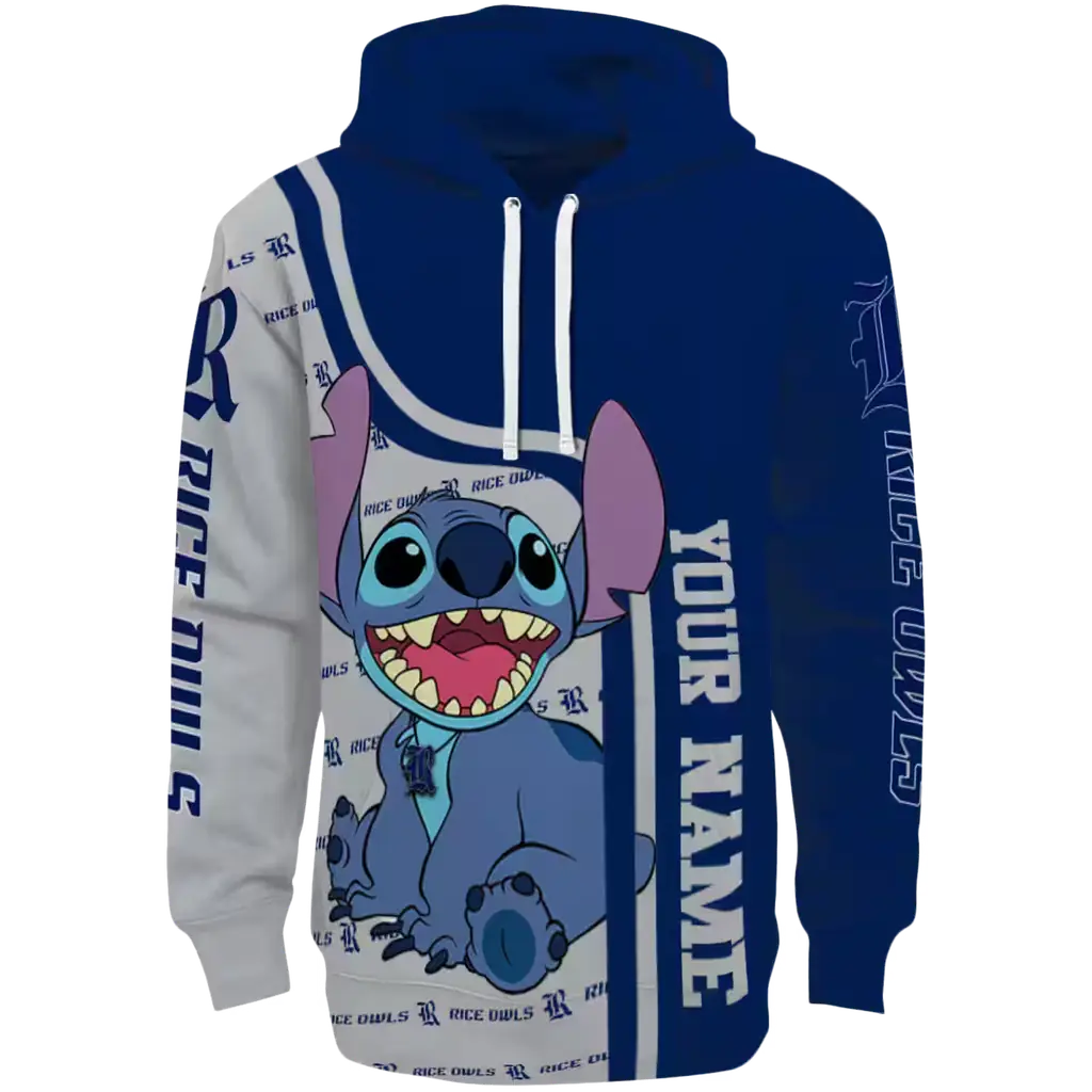 personalized rice owls stitch navy blue hoodie best selling personalized rice owls stitch navy blue hoodie best selling