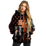 personalized sam houston bearkats distressed flag orange black hoodie best selling