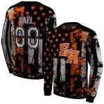 personalized sam houston bearkats distressed flag orange black hoodie best selling