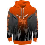 personalized sam houston bearkats flame design orange hoodie best selling