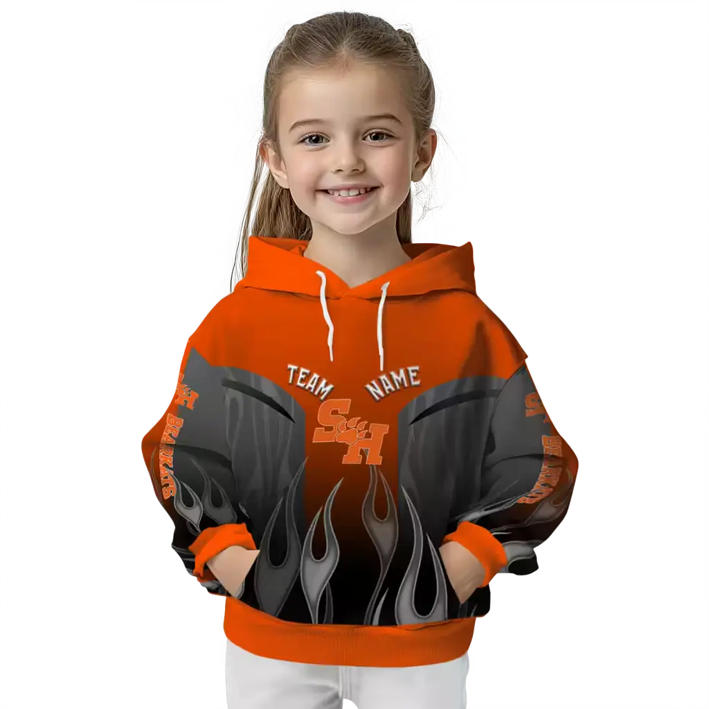 personalized sam houston bearkats flame design orange hoodie top rated personalized sam houston bearkats flame design orange hoodie top rated