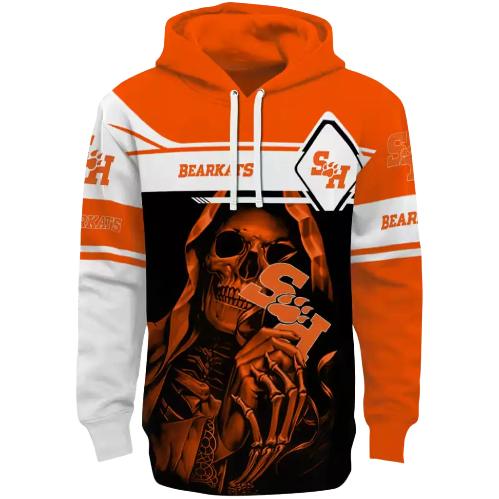 personalized sam houston bearkats grim reaper orange black hoodie best selling personalized sam houston bearkats grim reaper orange black hoodie best selling