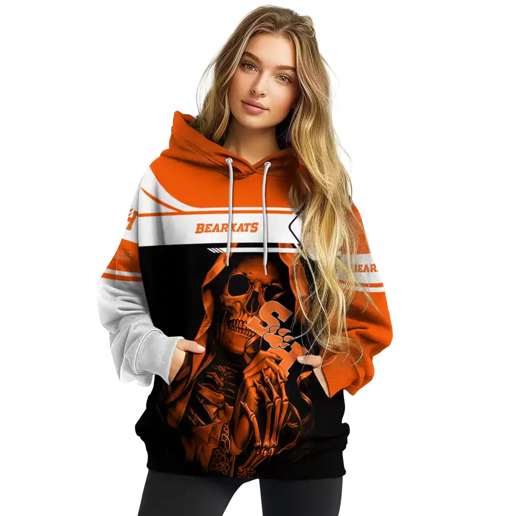 personalized sam houston bearkats grim reaper orange black hoodie high quality personalized sam houston bearkats grim reaper orange black hoodie high quality