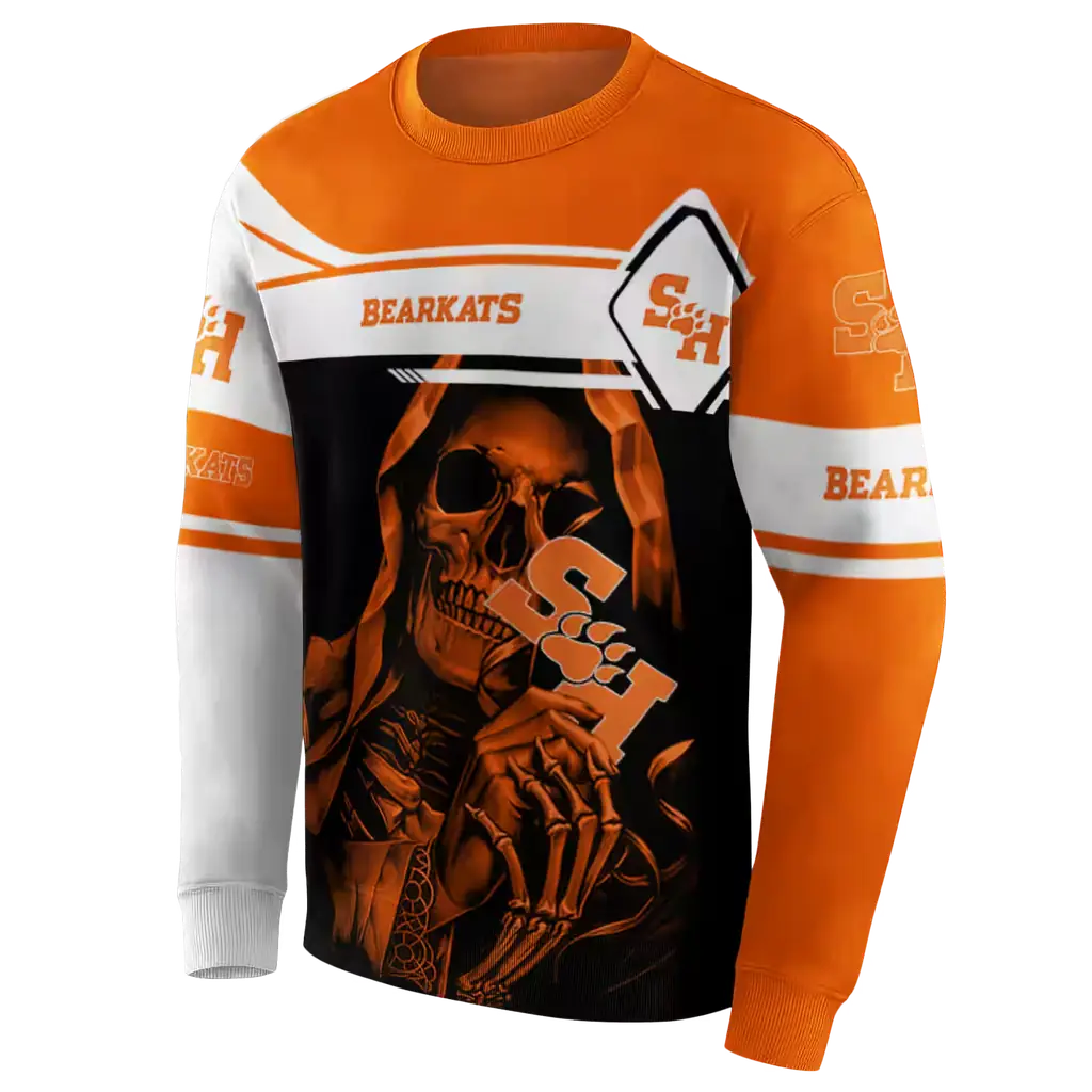 personalized sam houston bearkats grim reaper orange black hoodie new arrival personalized sam houston bearkats grim reaper orange black hoodie new arrival