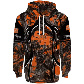 personalized sam houston bearkats hunting theme orange black hoodie best selling