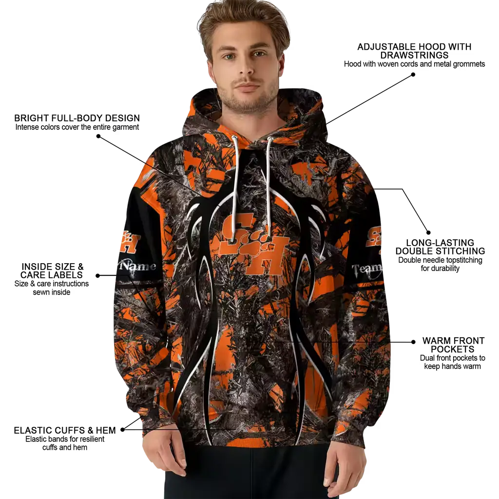 personalized sam houston bearkats hunting theme orange black hoodie latest model personalized sam houston bearkats hunting theme orange black hoodie latest model