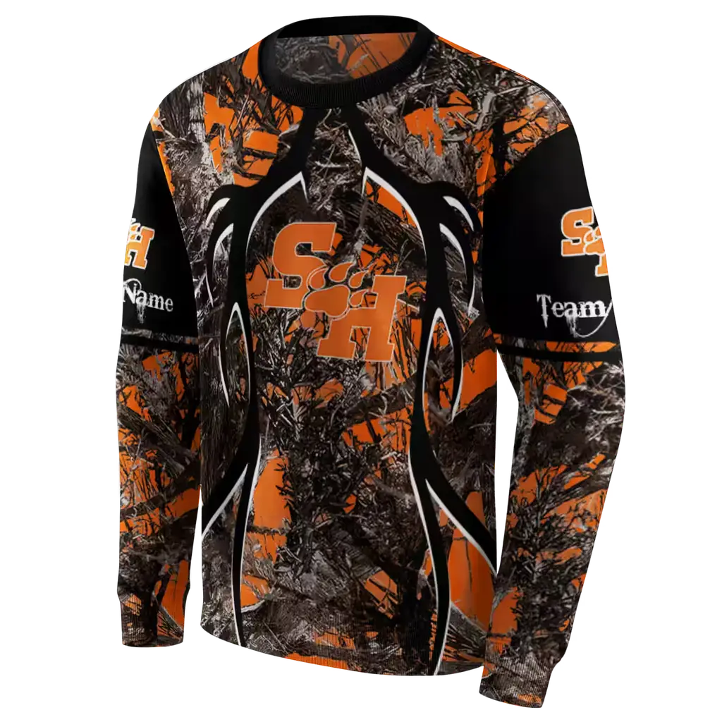 personalized sam houston bearkats hunting theme orange black hoodie new arrival personalized sam houston bearkats hunting theme orange black hoodie new arrival