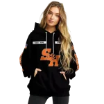 personalized sam houston bearkats punisher skull black hoodie best selling