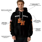 personalized sam houston bearkats punisher skull black hoodie best selling