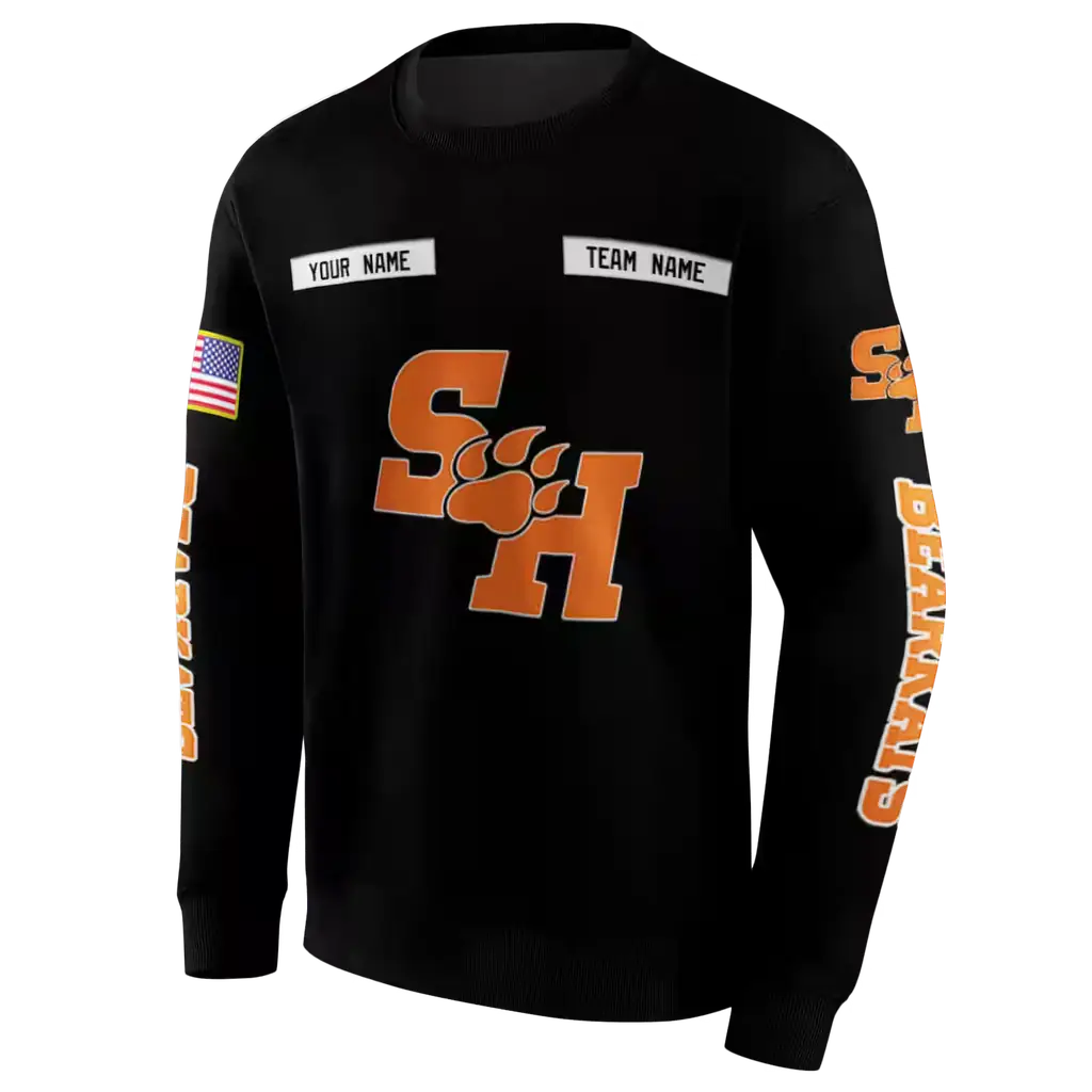 personalized sam houston bearkats punisher skull black hoodie new arrival personalized sam houston bearkats punisher skull black hoodie new arrival