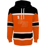 personalized sam houston bearkats striped pattern orange hoodie best selling