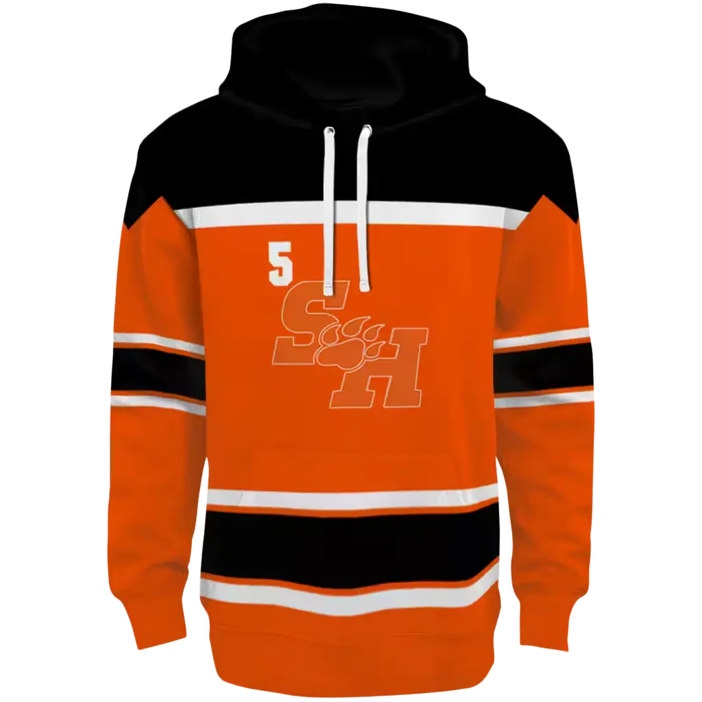 personalized sam houston bearkats striped pattern orange hoodie best selling personalized sam houston bearkats striped pattern orange hoodie best selling
