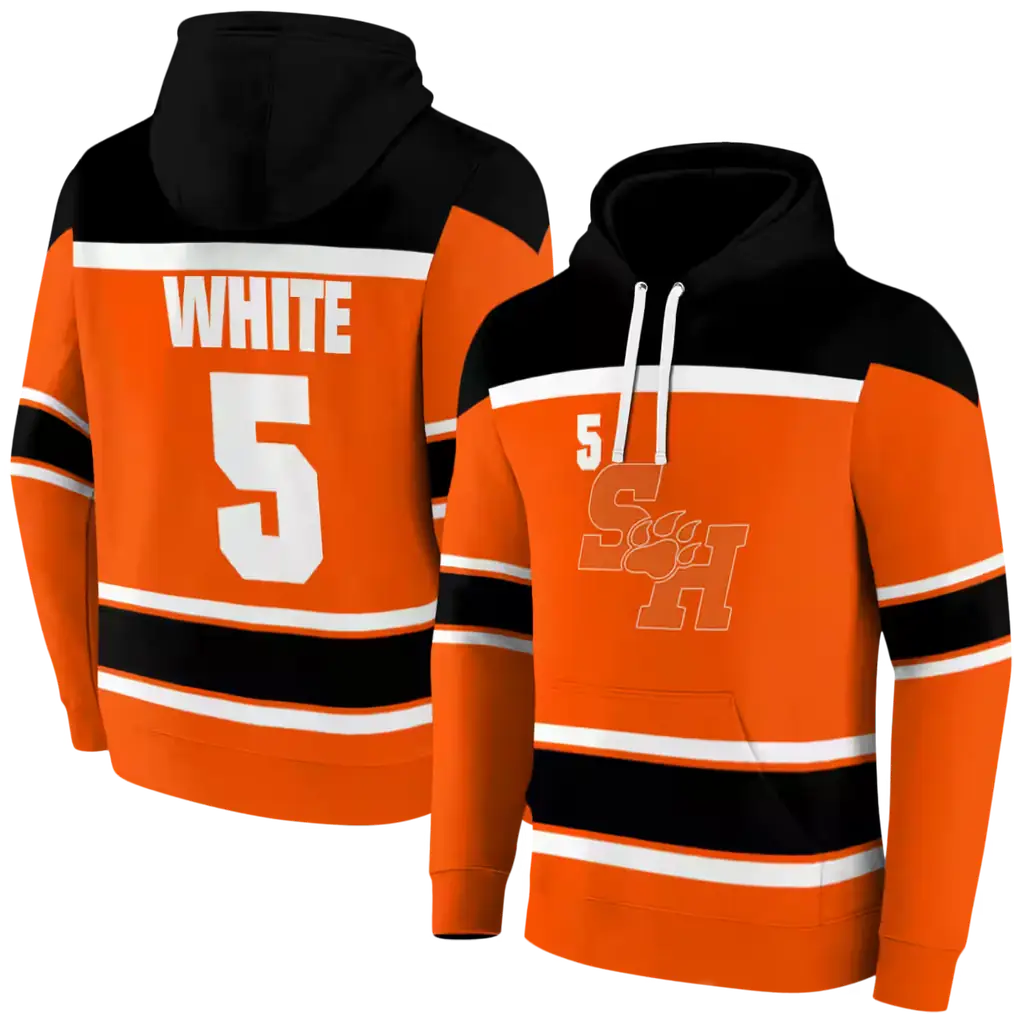 personalized sam houston bearkats striped pattern orange hoodie fashion forward personalized sam houston bearkats striped pattern orange hoodie fashion forward