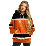 personalized sam houston bearkats striped pattern orange hoodie best selling