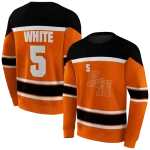 personalized sam houston bearkats striped pattern orange hoodie best selling