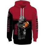 personalized san diego state aztecs baby groot red black hoodie best selling