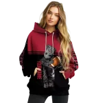 personalized san diego state aztecs baby groot red black hoodie best selling