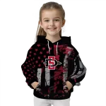 personalized san diego state aztecs distressed flag red black hoodie best selling