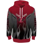 personalized san diego state aztecs flame design red hoodie best selling