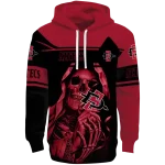personalized san diego state aztecs grim reaper red black hoodie best selling