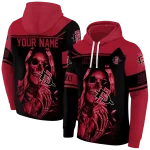 personalized san diego state aztecs grim reaper red black hoodie best selling