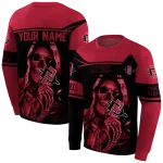 personalized san diego state aztecs grim reaper red black hoodie best selling