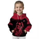 personalized san diego state aztecs grim reaper red black hoodie best selling