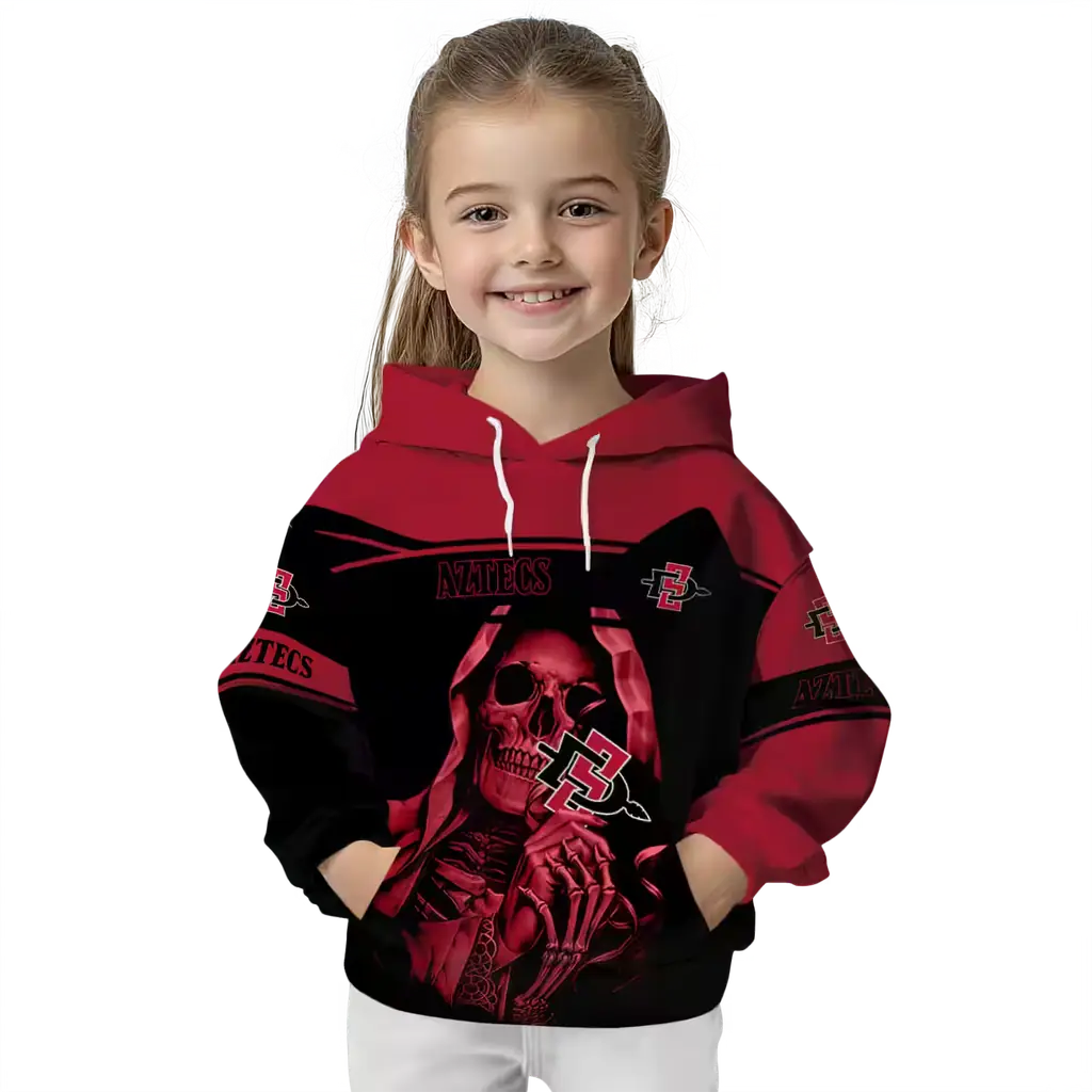 personalized san diego state aztecs grim reaper red black hoodie top rated personalized san diego state aztecs grim reaper red black hoodie top rated
